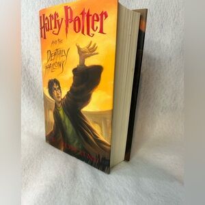 RARE! Harry Potter and the Deathly Hallows - Yellow/Orange Cover